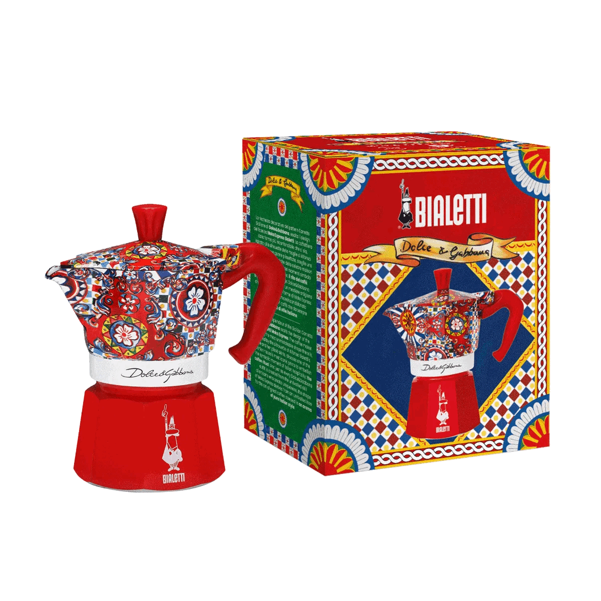 Bialetti - Moka Express Carretto Siciliano 6 Tazze