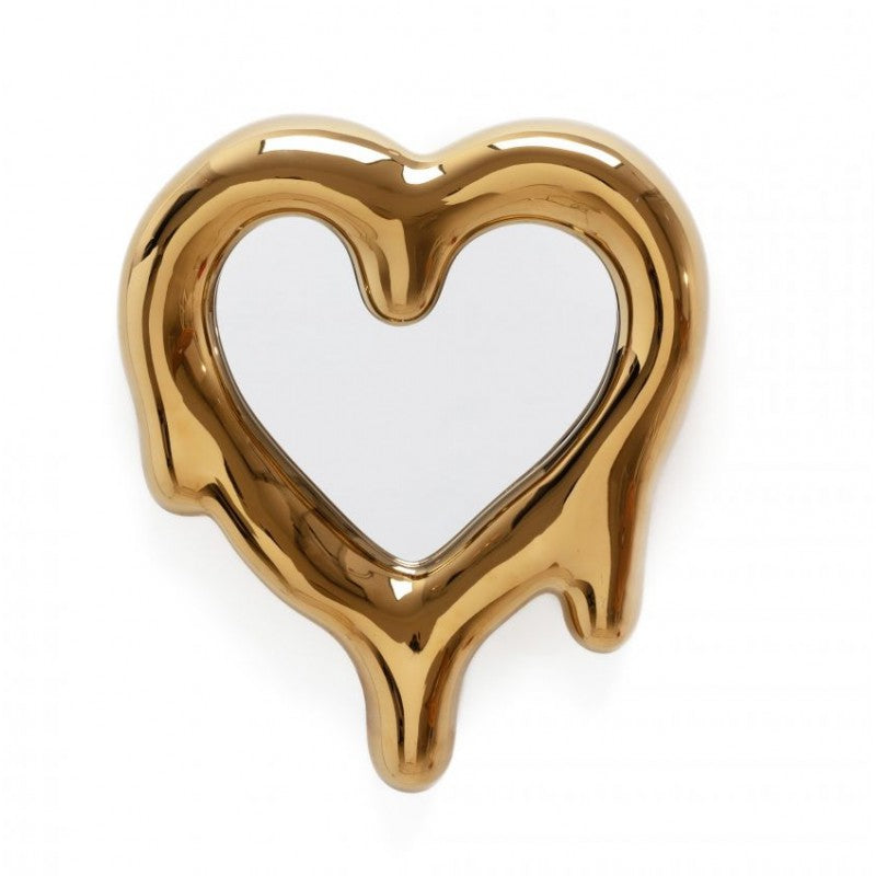 Seletti - Melted Heart - Specchio/Cornice Oro