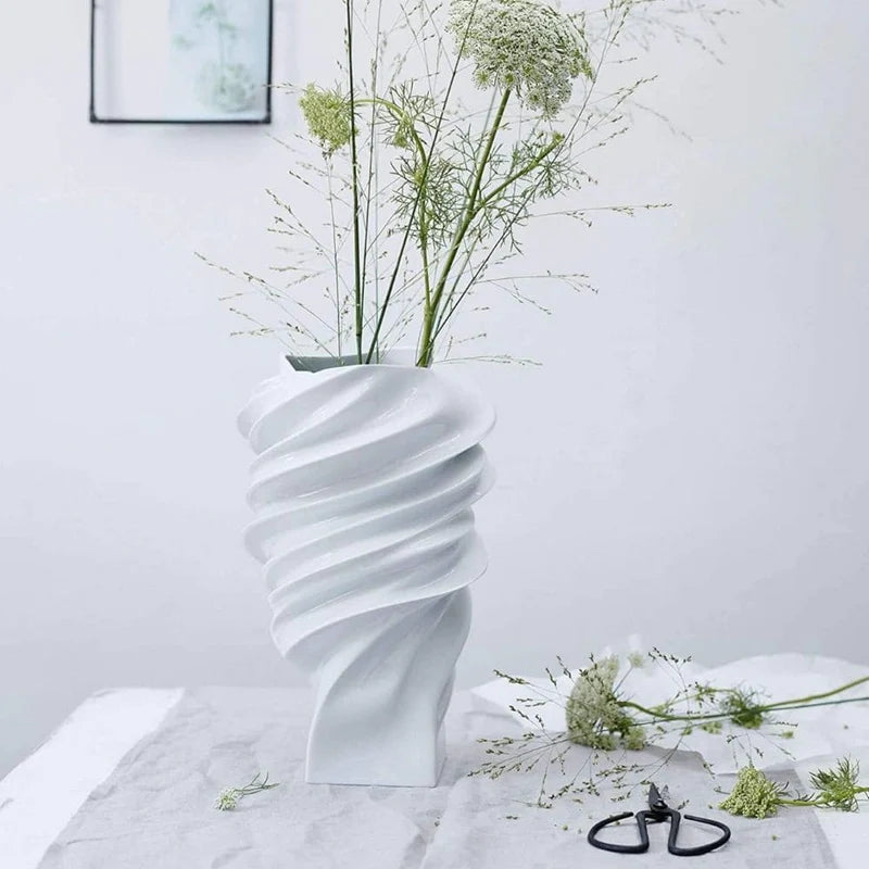 Rosenthal - Squall - Vaso bianco smaltato