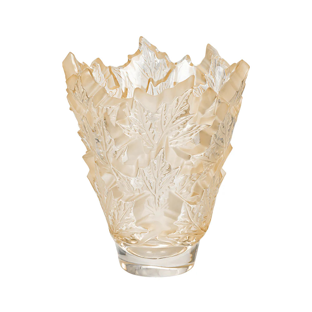 Lalique - Vaso Champs-Élysées gold luster Cristallo