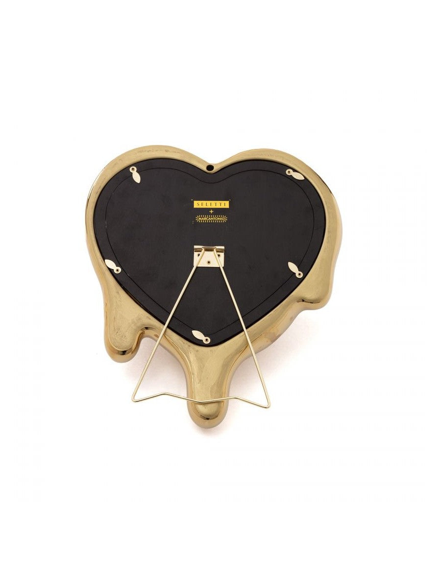 Seletti - Melted Heart - Specchio/Cornice Oro