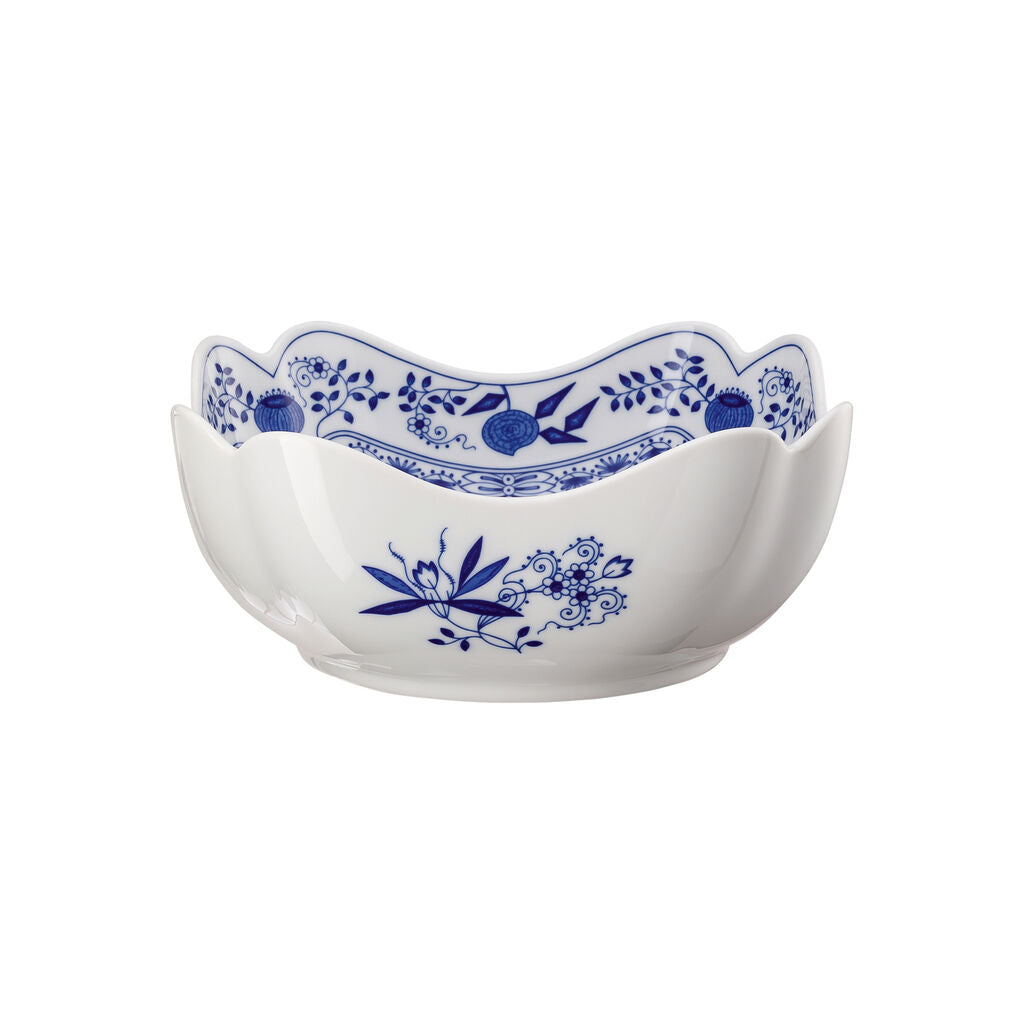 HUTSCHENREUTHER - Blau Zwiebelmuster Insalatiera rettangolare 24 cm - Porcellana Blu