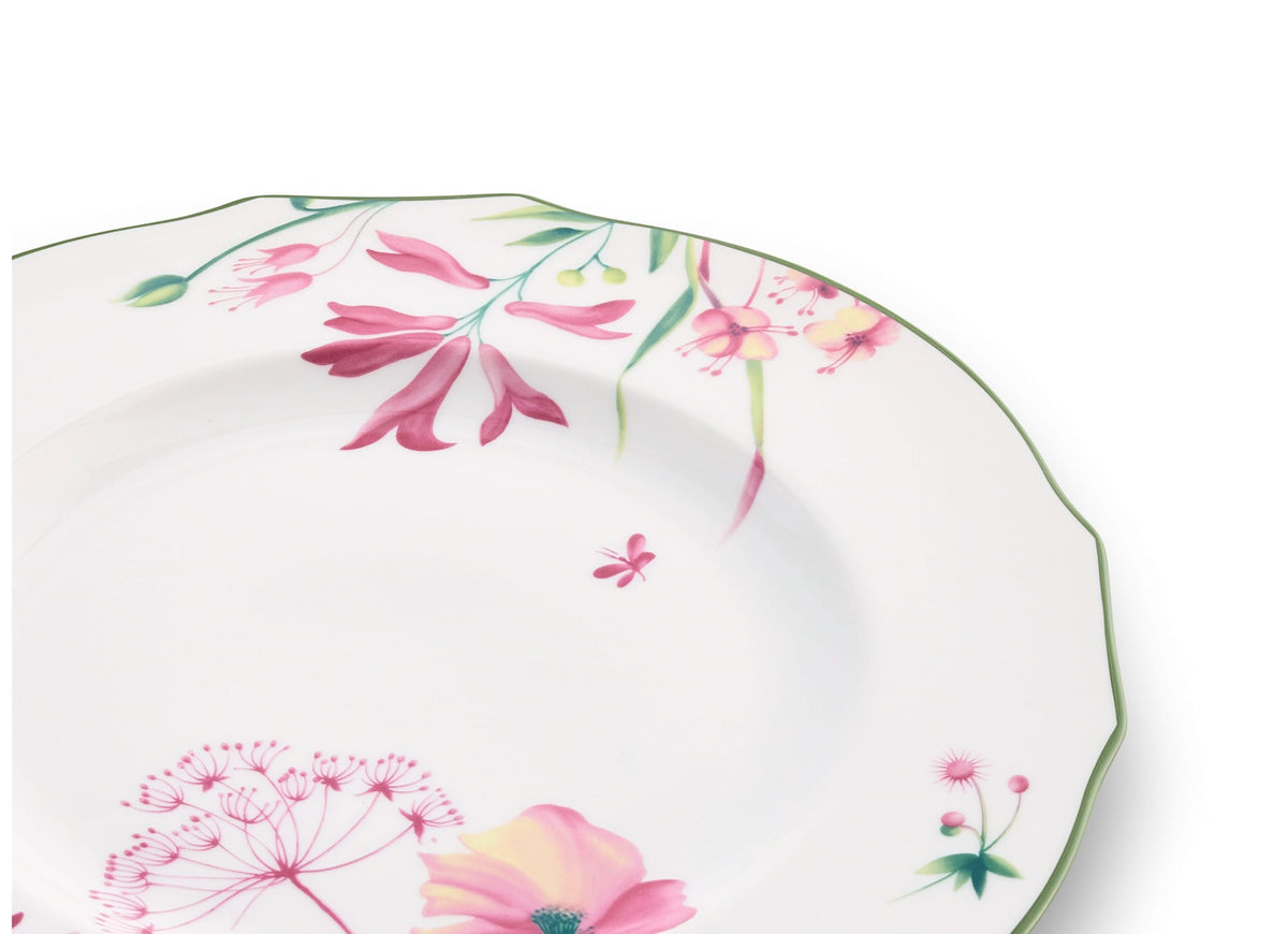 Ginori 1735 – Florenza – Servizio piatti 18 pezzi – Rosa Malva