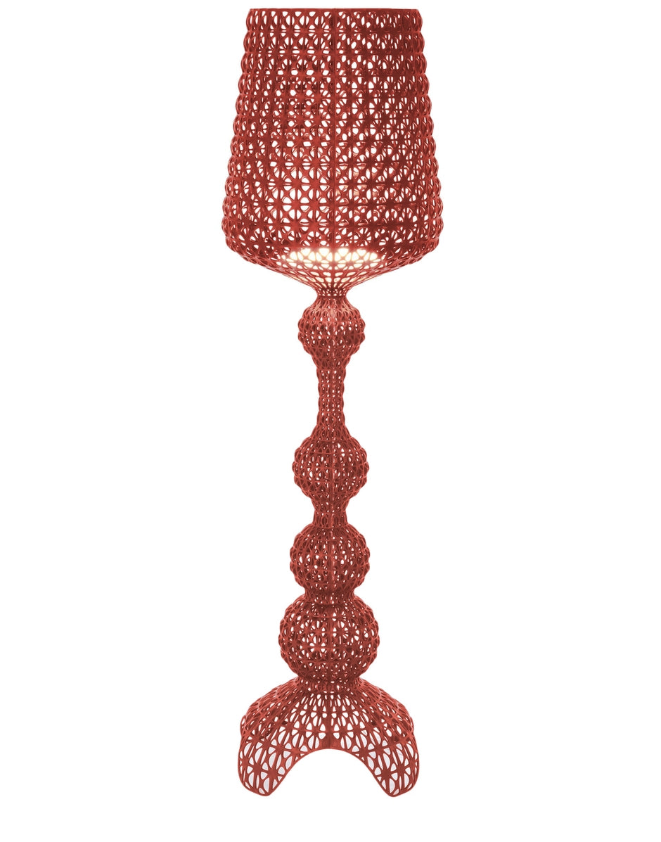 Kartell Kabuki Lampada da Terra Bordeaux LED H 166 cm
