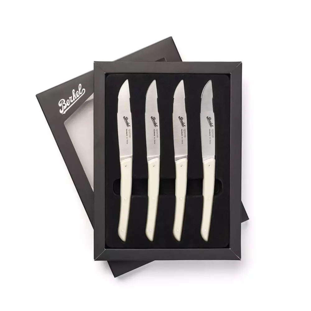 Berkel - Set 4 Coltelli Bistecca Color - Crema