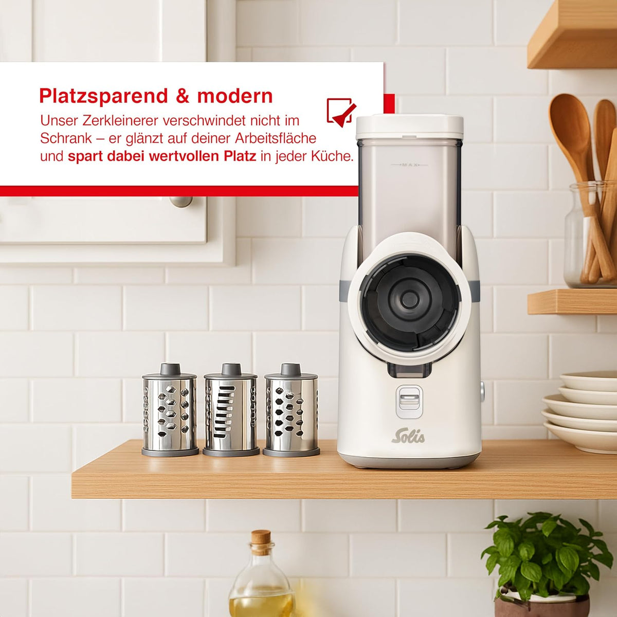 Multi-Slicer (tipo 8402), tritatutto, taglierino, taglierina da cucina, 80 W, bianco