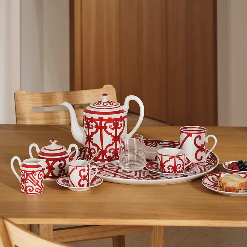 Hermès - Balcon du Guadalquivir - Tazzina da caffè con piattino - set 2 tazze c\piattino