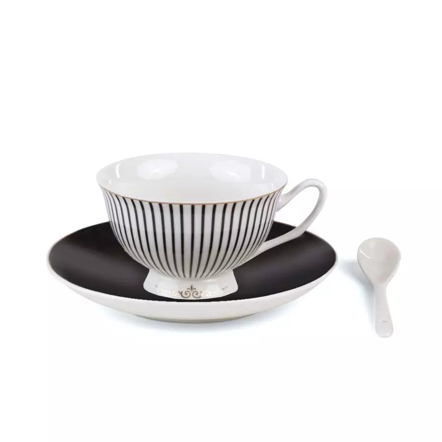 Seletti - Guiltless Bellona - Tazza tè con piattino e cucchiaino