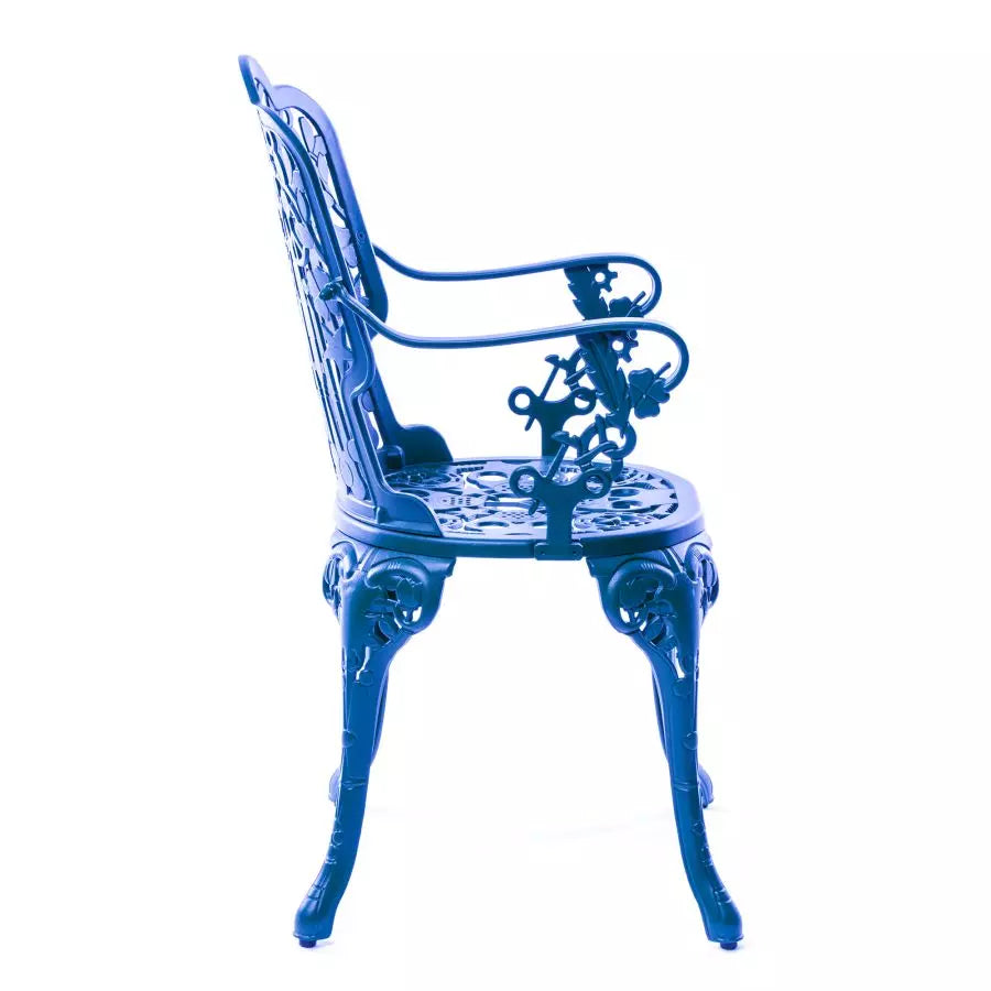 Seletti - Industry Collection - Poltroncina di alluminio Blu cielo