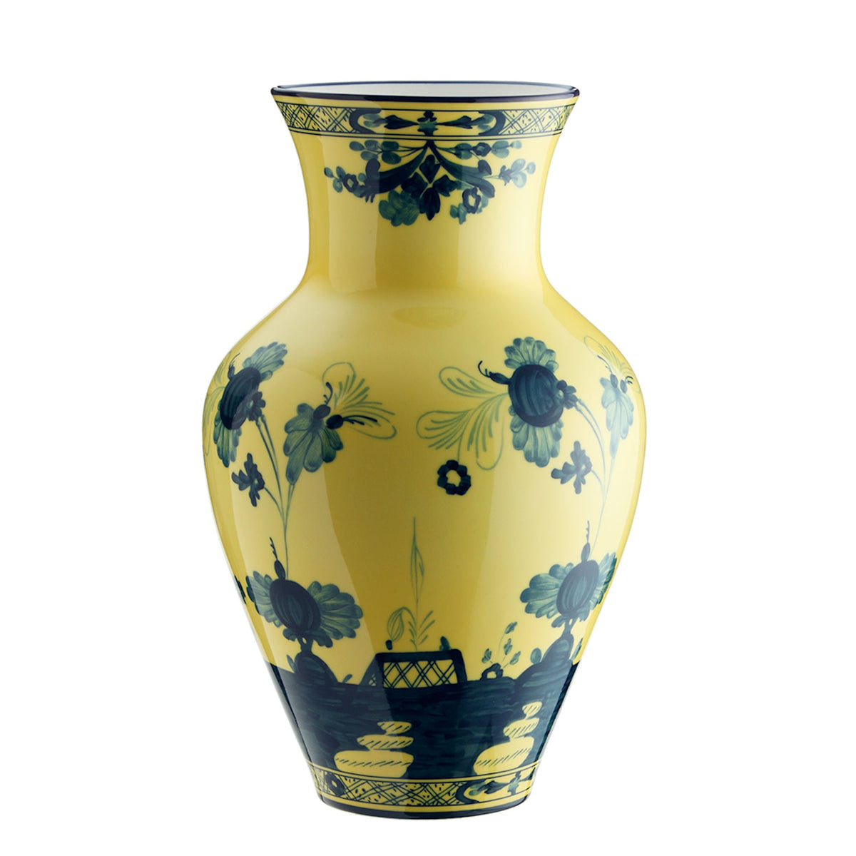 Ginori 1735 - Vaso Ming Citrino - Oriente Italiano Porcellana H25 cm