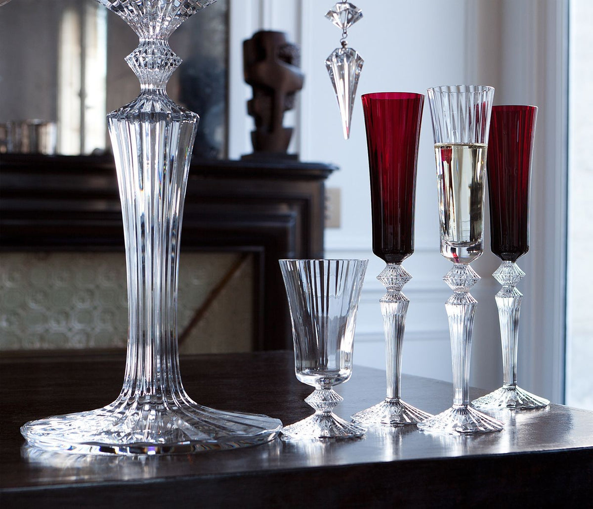 Baccarat - Fluttissimo Millenuits col. Rosso - Set 2 calici