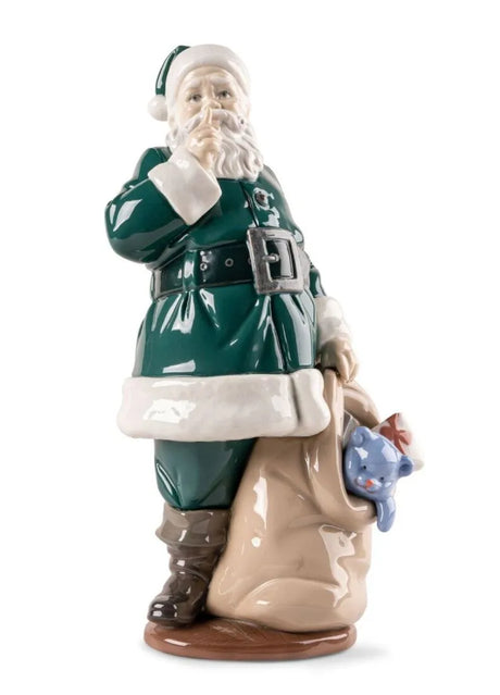 Lladró - E' Arrivato babbo natale (VERDE)