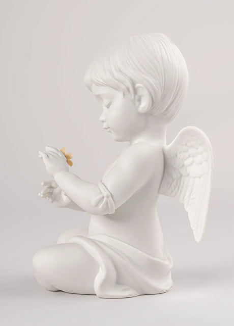 LLADRÓ – Lladro' - Scultura Angelo con fiore