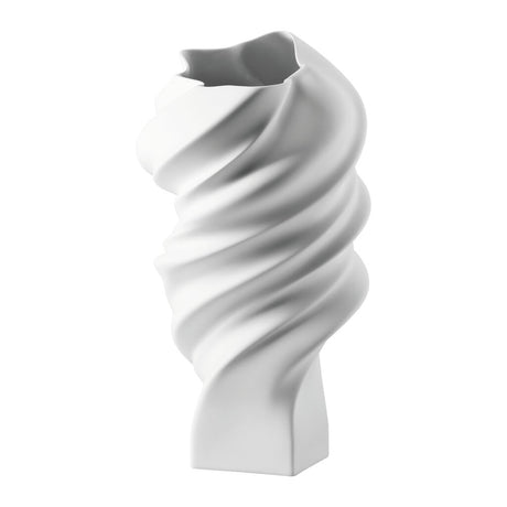 Rosenthal Squall Bianco Matt - Vaso in Porcellana 32 cm | Design Cédric Ragot