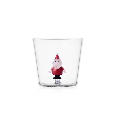 Bicchiere Ichendorf Christmas Tales con figura di Babbo Natale