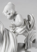 Lladró - Madre Il mio bellissimo bebè. Bianco mate