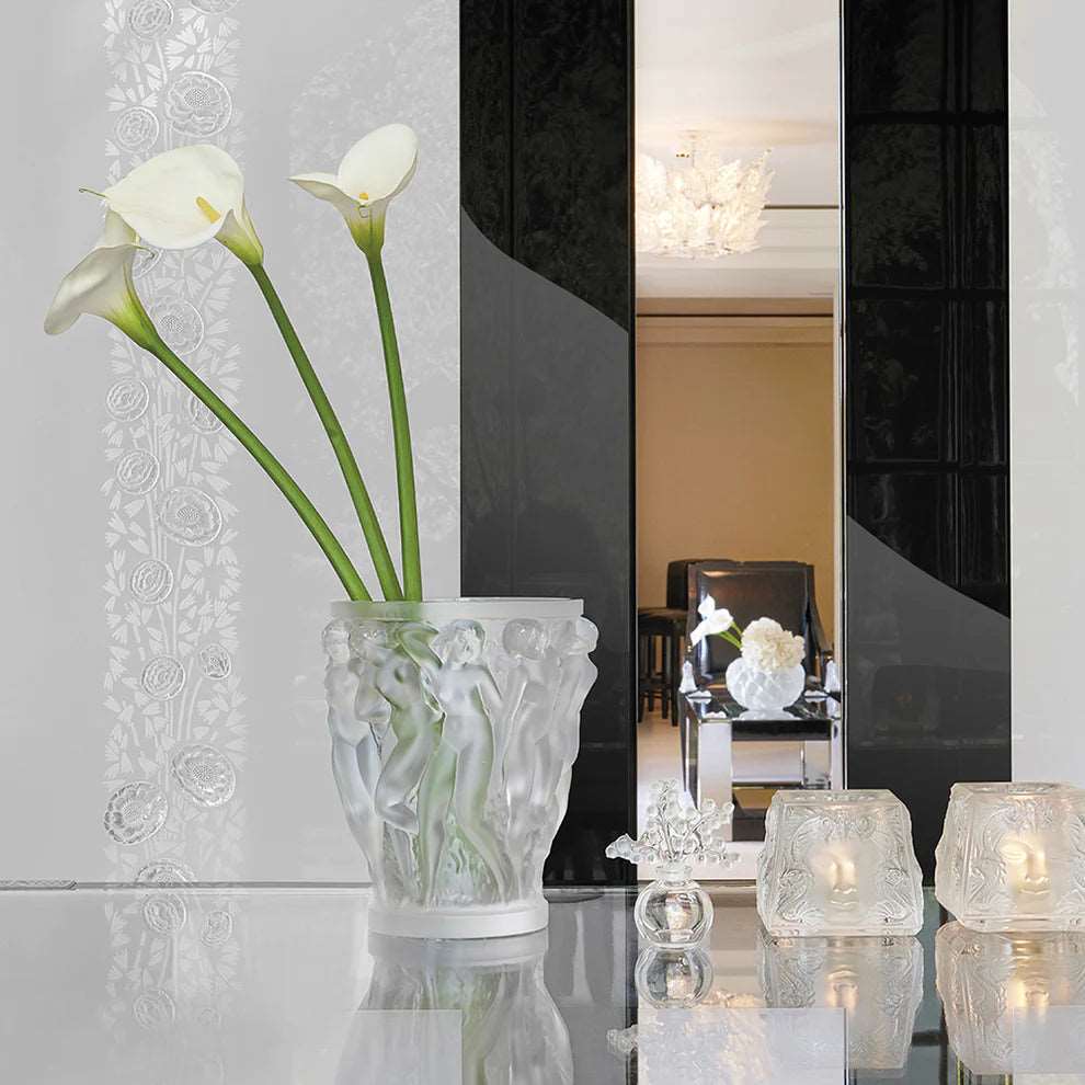 Lalique - Vaso Bacchantes - 2024 Millésime cristallo trasparente
