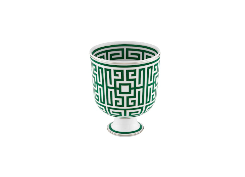 Ginori 1735 Labirinto – Vaso cachepot - Labirinto smeraldo