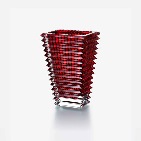 Baccarat Eye - Vaso Rettangolare S in Cristallo Rosso