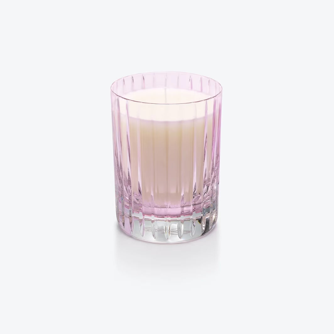 Baccarat - Candela profumata 4 Elements Tendre Bruyère - Cristallo Rosa chiaro