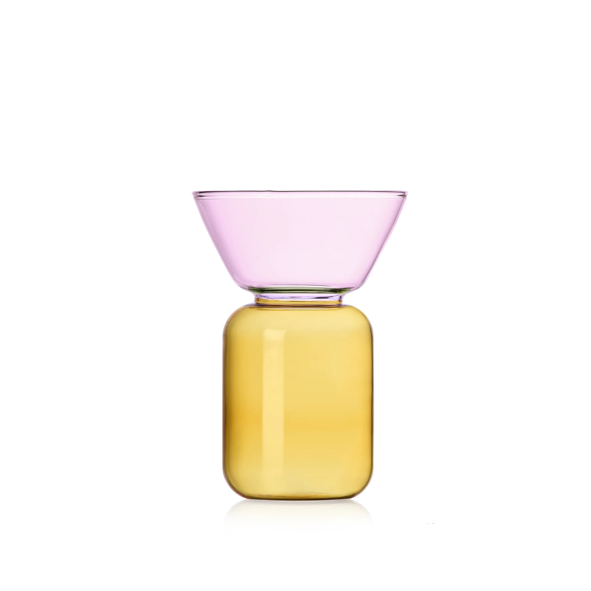 Ichendorf Milano – Ichendorf - Gelee - Vaso giallo/rosa piccolo
