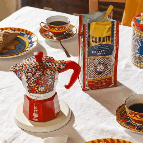 Bialetti - Moka Express Carretto Siciliano 6 Tazze