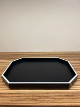 Baccarat – Vassoio Octogone Nero Piccolo