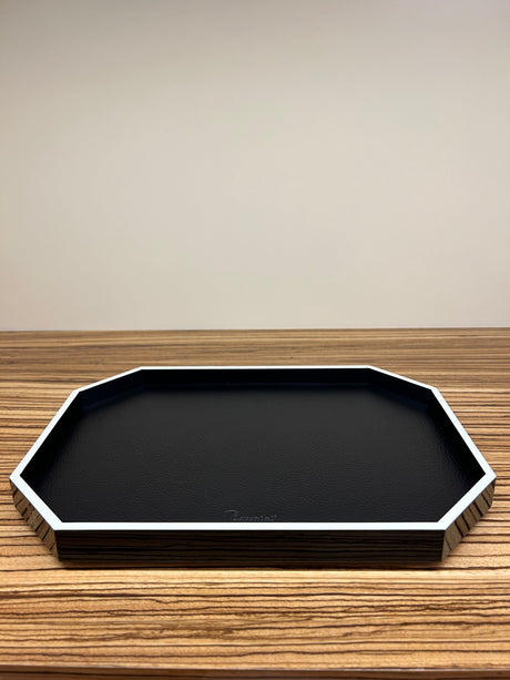 Baccarat – Vassoio Octogone Nero Piccolo