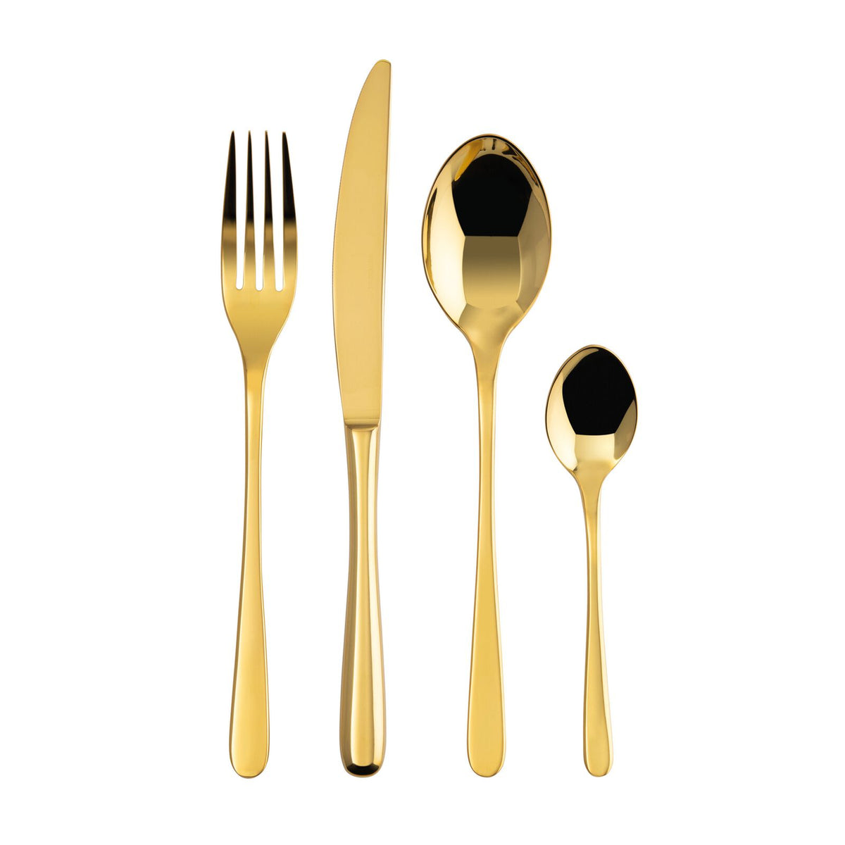 Sambonet - Taste Servizio tavola PVD oro 24 posate set 6 persone