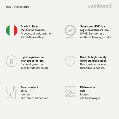 Sambonet – 100 - Servizio tavola 24 posate