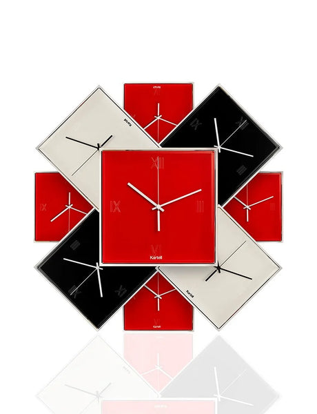 Kartell Tic&Tac - Orologio da Parete Design Philippe Starck - Nero
