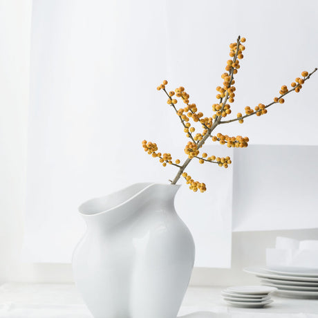 Rosenthal La Chute Weiss - Vaso in Porcellana Bianca | Design Scultura