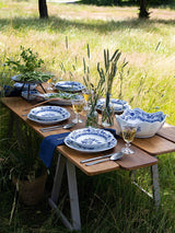 HUTSCHENREUTHER - Blau Zwiebelmuster Zuppiera - Ovale - Ø 37,0 cm - h 25,6 cm - 3,500 l, Porcellana Blu