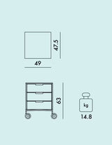 Kartell - Mobil Mat - Cassettiera