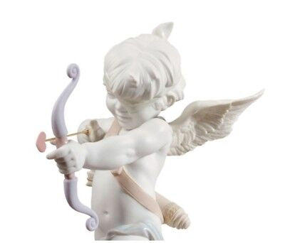 Lladró - Splendida scultura "Dritto al cuore " Angelo, Cupido