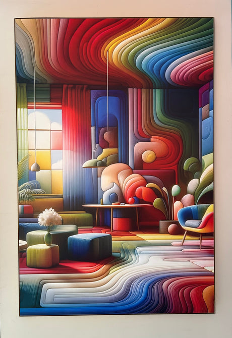 Lineedesign - Armonie Fluide - Quadro in tela 60X90 cm