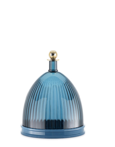 Kartell La Coupole Centrotavola Blu | Design Fabio Novembre