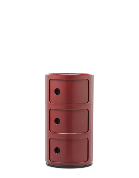 Kartell - Componibili 3 Elementi New Colors - Bordeaux