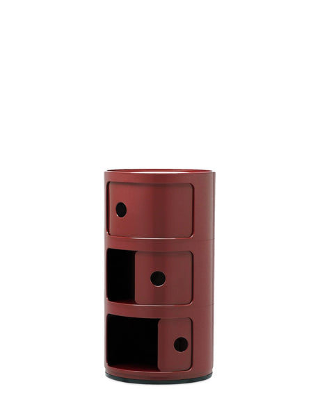 Kartell - Componibili 3 Elementi New Colors - Bordeaux