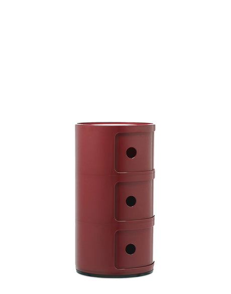 Kartell - Componibili 3 Elementi New Colors - Bordeaux