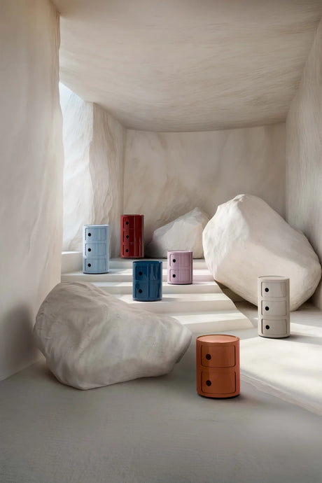Kartell - Componibili 3 Elementi New Colors - Bordeaux