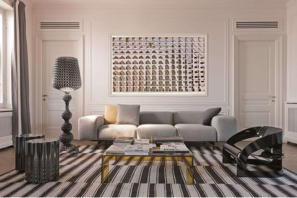 kartell - Lampada da Terra - Kabuky colore bianco
