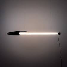 Seletti BIC© Lamp – Lampada LED trasparente/nero | Design Contemporaneo