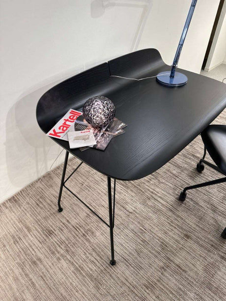 Kartell - Earl of wood - Scrivania - Colore: FRASSINO NERO/NERO - Philippe Starck