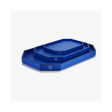 Baccarat - Vassoio Octogone S Blu
