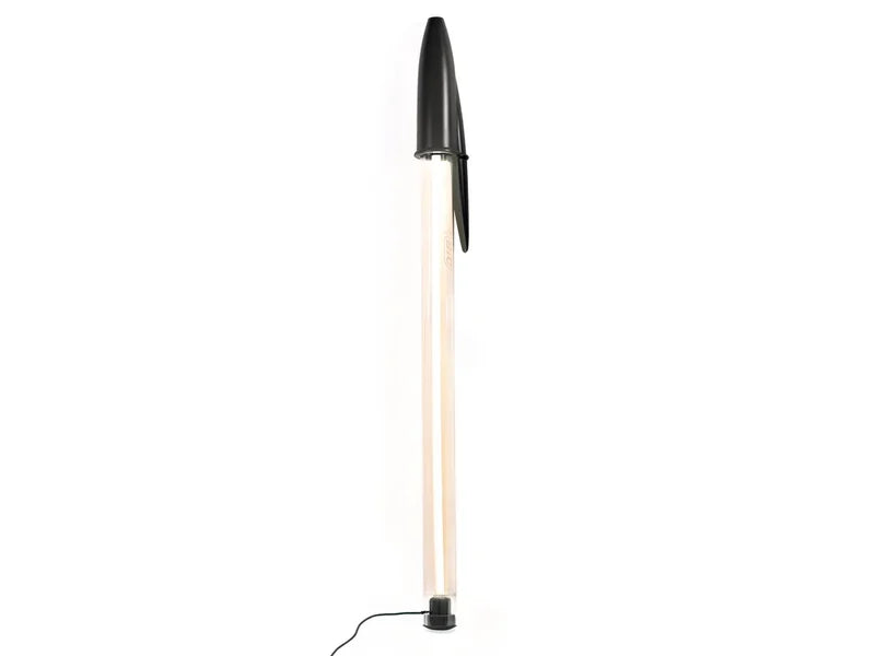 Seletti BIC© Lamp – Lampada LED trasparente/nero | Design Contemporaneo