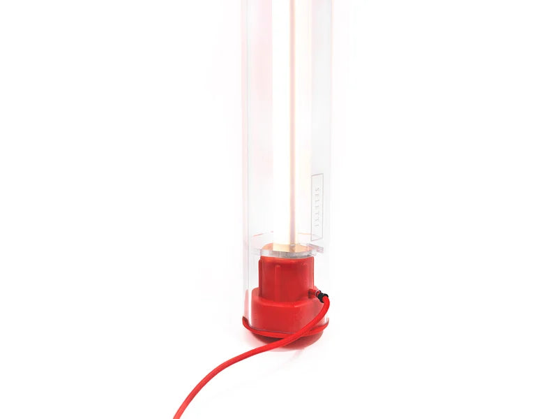 Seletti BIC© Lamp – Lampada LED Trasparente/Rossa | Design Contemporaneo