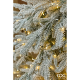 EDG Enzo De Gasperi – Albero di Natale Pino Cortina innevato 210 cm con 2500 mini LED