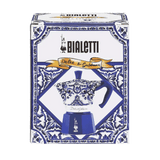 Bialetti - Moka Express 3 Tazze Blu Mediterraneo