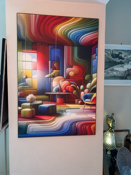 Lineedesign - Armonie Fluide - Quadro in tela 60X90 cm